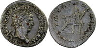 Roman Empire Fourrée Denarius Trajan Fourrée Denarius - Vesta seated -