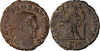 Roman Empire Quarter Follis Severus II as Caesar AE Quarter-Follis - GENIO POPVLI ROMANI (Siscia Mint) -