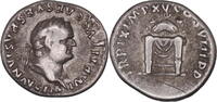 Roman Empire Denarius Titus AR Denarius - Throne with Diadem Back -