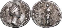 Roman Empire Denarius Diva Faustina AR Denarius - PIETAS AVG -