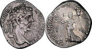 Roman Empire Denarius Septimius Severus AR Denarius - ARAB ADIAB COS II P P -