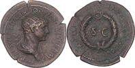 Roman Empire Semis Trajan AE Semis - SC Within Wreath (Struck at Rome for circulation in Syria) -