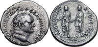 Roman Empire Denarius Vespasian AR Denarius - LIBERI IMP AVG VESPAS (Ephesus Mint) -