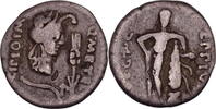 Roman Republic Q Caecilius Metellus Pius Scipio AR Denarius - EPPIVS LEG F C (Military Mint in Africa) Denarius 47 - 46 BC. gF