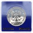 5000 Zloty Polen 5000 Złoty 1989 Toruń pp in Kapsel