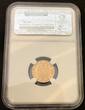 Bayern 5 Mark Gold 1877 D 5 Reichsmark Ludwig II 5 Goldmark - zertifiziert - vz NGC AU 55