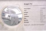 Tokelau 5 Dollar 2012 Dragon Fly pp in Kapsel