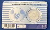 Finnland 2 Euro 2025 Diplomatie und Außenpolitik - Englisch prägefrisch in Coin Card