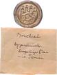 Magdeburg, Erzbistum Brakteat 1235-1254 Wilbrand von Käfernburg - mit altem Sammlerzettel ss-vz