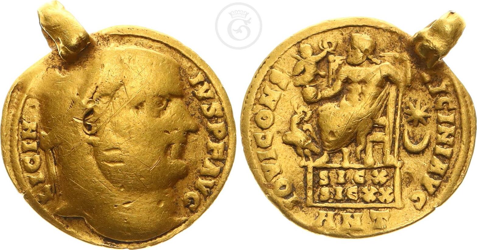 Römische Kaiserzeit Gold Aureus - Antioch - Kaiser Licinius I (308-324 ...