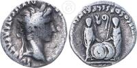 Römische Kaiserzeit Denar Kaiser Augustus Denarius - Lugdunum - Lyon -