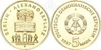 Deutschland DDR 5 Mark Alexanderplatz -