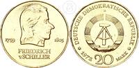 Deutschland DDR 20 Mark 20 Mark Gedenkmünze - Friedrich von Schiller -