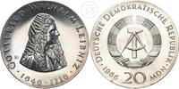 Deutschland DDR 20 Mark der Deutschen Notenbank (MDN) 20 MDN Gedenkmünze - 250. Todestag von Gottfried Wilhelm Leibniz -