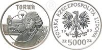 Polen 5000 Zloty Polen 5000 Złoty 1989 Toruń -