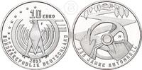 Deutschland BRD 10 Euro 10 € Gedenkmünze - 125 Jahre Automobil -