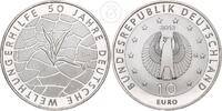 Deutschland BRD 10 Euro 10 € Gedenkmünze - 50 Jahre Welthungerhilfe -