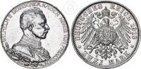 Deutsches Kaiserreich - Preussen 2 Mark Kaiser Wilhelm II in Uniform - 2 Reichsmark zum 25-jährigem Regierungsjubiläum -