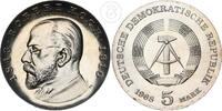 DDR 5 Mark 5 Mark Robert Koch - 1843 - 1910, 125. Geburtstag 1968 -