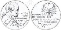 Deutschland BRD 5 Mark 5 Deutsche Mark - 250. Geburtstag von Immanuel Kant -