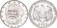 Deutschland BRD 5 Mark 5 Deutsche Mark - 100. Todestag von Karl Marx -