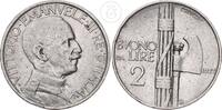Italien 2 Lire Victor Emmanuel III -