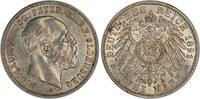 Oldenburg 2 Mark J-93 Großherzog Nicolaus Friedrich Peter - PCGS zertifiziert - vz / vz-st -