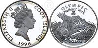 Cook Islands 2 Dollars Olympic National Park - Elizabeth II. - Cook Inseln -