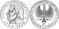 Deutschland BRD 5 DM 5 Deutsche Mark - Johann Gottlieb Fichte -