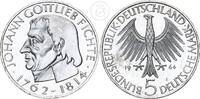 Deutschland BRD 5 DM 5 Deutsche Mark - Johann Gottlieb Fichte -