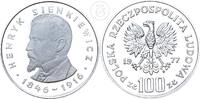 Polen 100 Zloty Polen 100 Zloty 1977 Henryk Sienkiewicz -