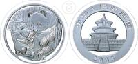 China 10 Yuan 1 Unze Silber Panda -