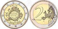 Malta 2 Euro 2 Euro Gedenkmünze Gemeinschaftsausgabe - 10 Jahre Euro-Bargeld -