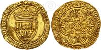 Ecu d´Or 1380-1422 Frankreich Écu d or Karl VI (1380-1422) ss-vz