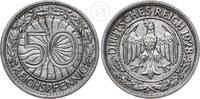 Deutschland - Weimar 50 Pfennig Weimarer Republik - 50 Pfennig Kursmünze -