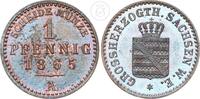 Sachsen-Weimar-Eisenach 1 Pfennig Sachsen-Weimar-Eisenach 1 Pfennig 1865 A Carl Alexander 1853-1901 -