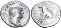 Römische Kaiserzeit Denar Kaiser Vespasian Denarius Rom - Vespasianus (69-79) Priestergeräte -