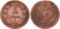 Österreich 5/10 Kreuzer Habsburg - Franz Joseph I., 1848 - 1916 -