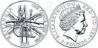 Großbritannien 2 Pounds 1 Unze Silber Britannia 1 Unze fein -
