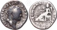 Römische Kaiserzeit Denar Kaiser Vespasian Denarius - Vespasianus (69-79) -
