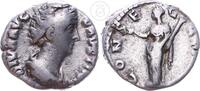Römische Kaiserzeit Denar Denarius Rom - Faustina I. (140-141) -