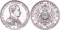 Deutsches Kaiserreich - Preussen 3 Mark Kaiser Wilhelm II in Uniform - 3 Reichsmark zum 25-jährigem Regierungsjubiläum -