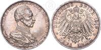 Deutsches Kaiserreich - Preussen 3 Mark Kaiser Wilhelm II in Uniform - 3 Reichsmark zum 25-jährigem Regierungsjubiläum -