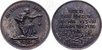 Deutschland Medaille In Eiserner Zeit 1916 Gold gab ich zur Wehr Eisen nahm ich zur Ehr -