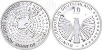 Deutschland BRD 10 Euro 10 € Gedenkmünze - 50 Jahre Römische Verträge -