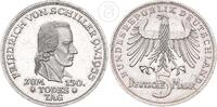 Deutschland BRD 5 DM Schiller -