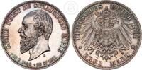 Schaumburg Lippe 3 Mark Schaumburg-Lippe 3 Reichsmark Fürst Georg (1893-1911) -