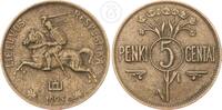 Litauen 5 Centai Erste Republik 1918-1940 -