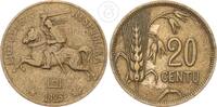 Litauen 20 Centu Weizenähre und Haferhalm -