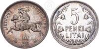 Litauen 5 Litai erste Republik -